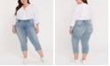 NYDJ Plus Size Straight Crop Jeans with Thighshaper Technology in Future Fit Denim
